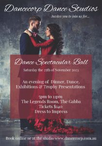 November Dance Spectacular Ball @ The Legends Room